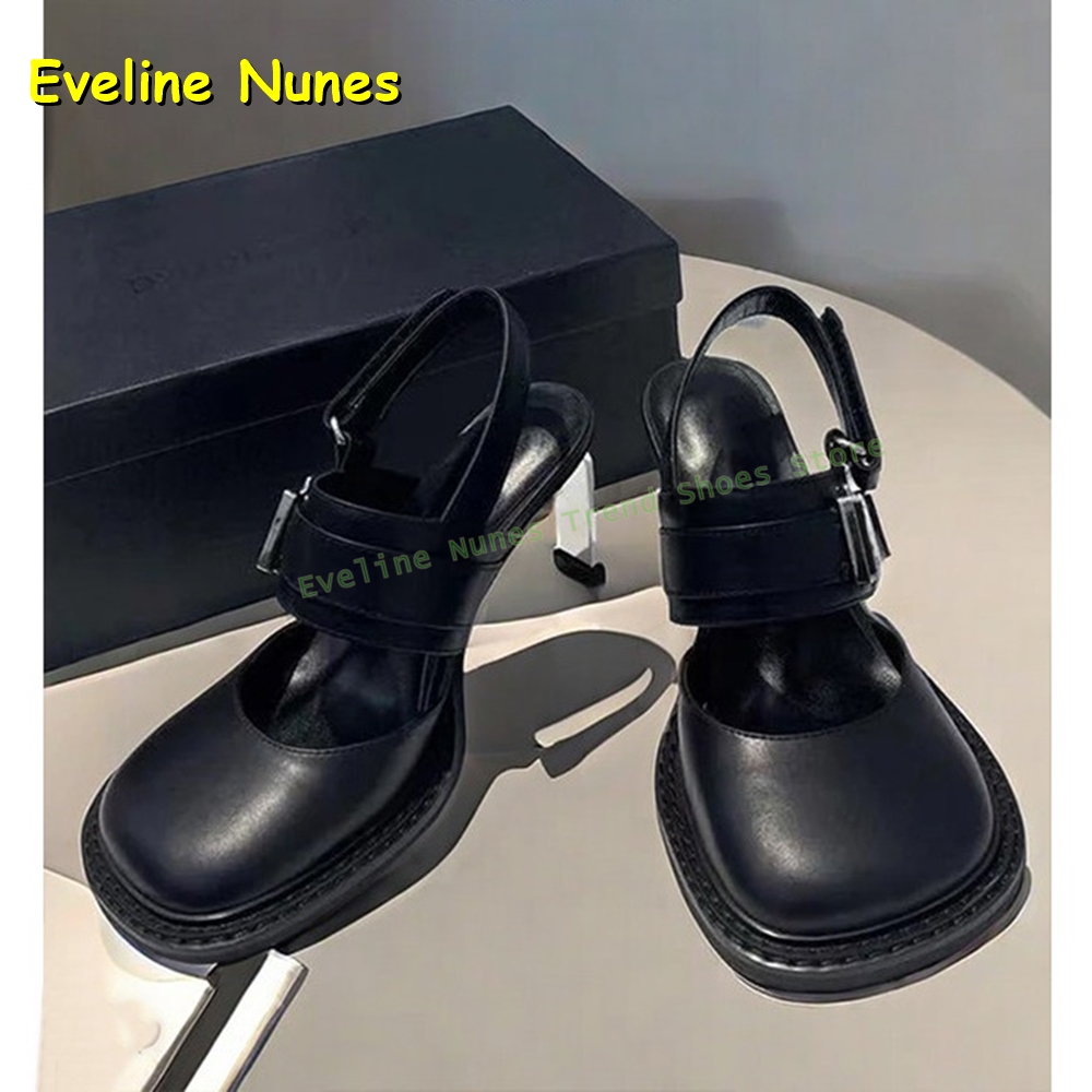 Women's Black Square Toe Buckl - đánh giá và giá Boots