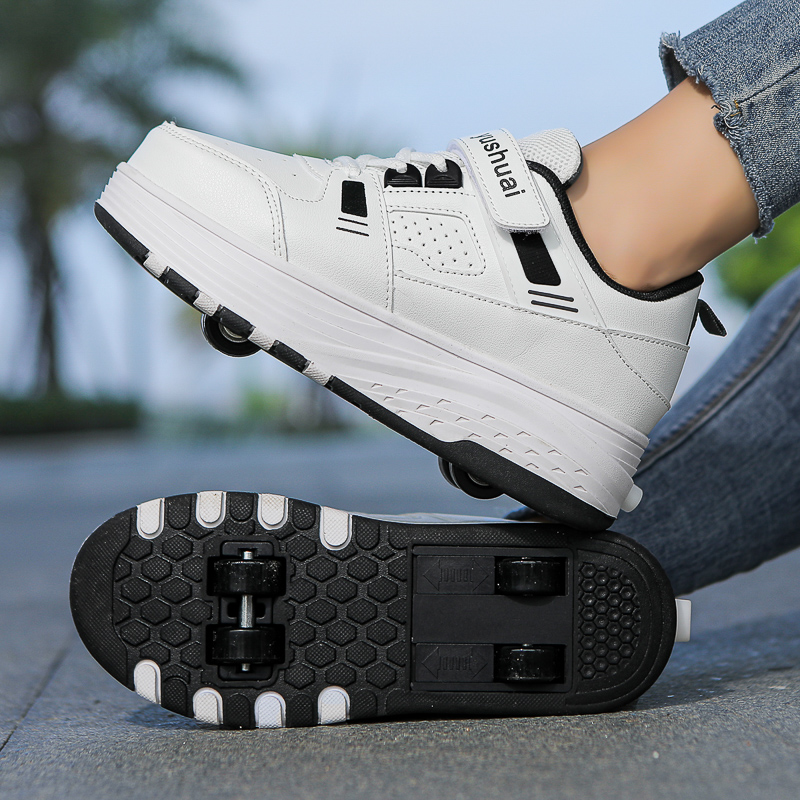Kids 4‑Wheel Retractable Rolle - đánh giá và giá Running Shoes