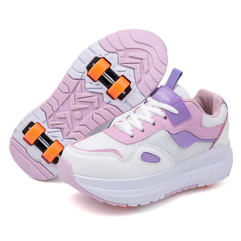 Kids Roller Skates 4 Wheels De - đánh giá và giá Running Shoes