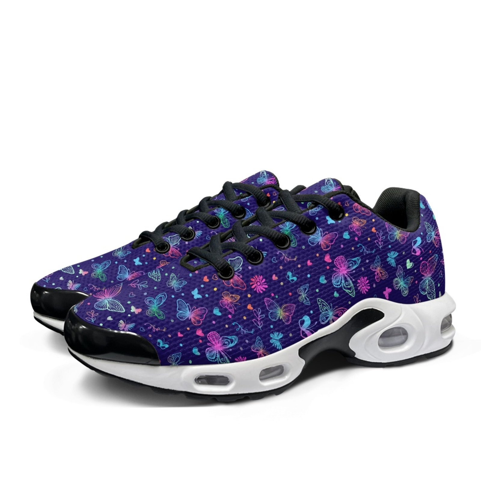 PENSTROLL Neon Butterfly Love  - đánh giá và giá Air Cushion Jogger Shoes Men
