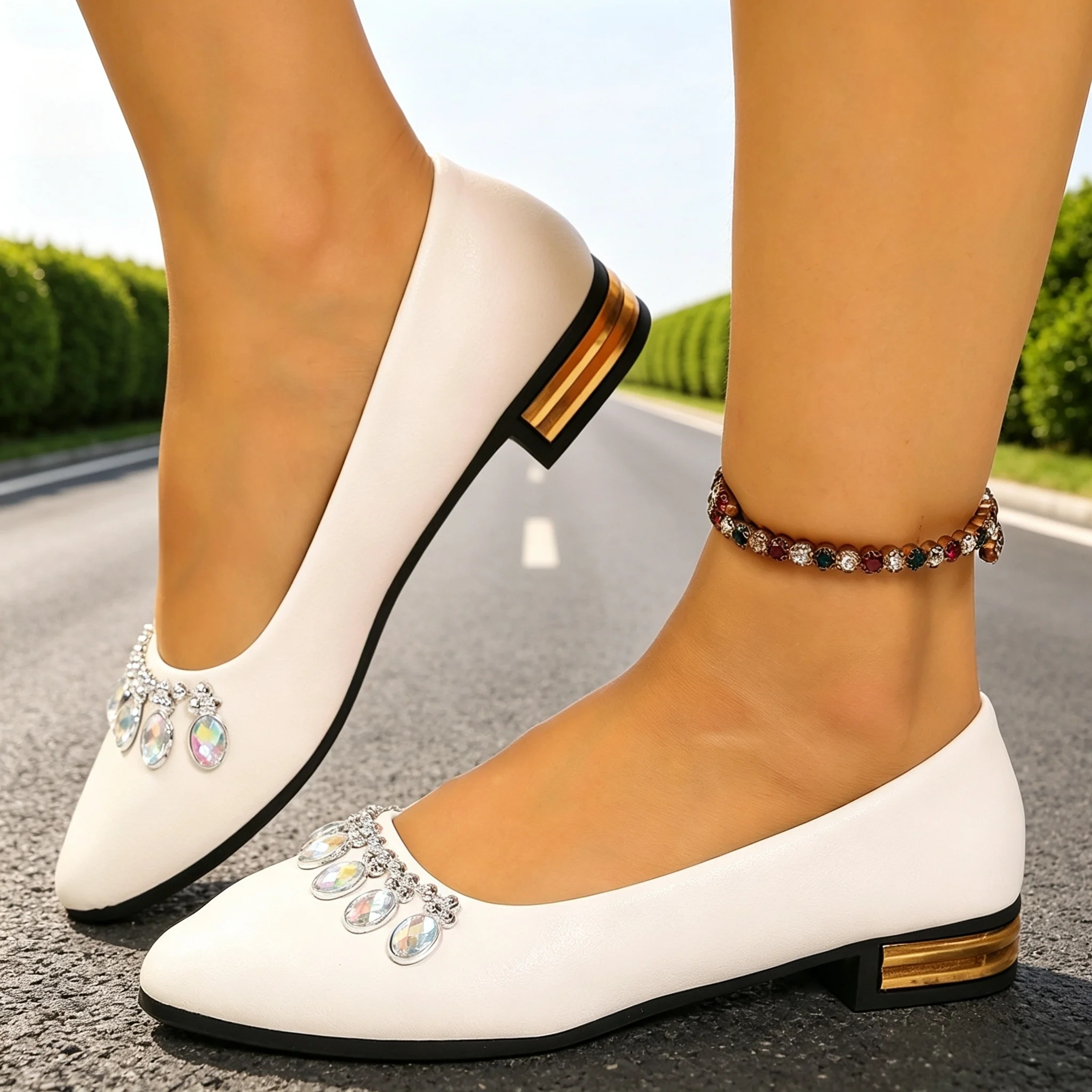 Women Flats Pointed Toe Ballet - đánh giá và giá Heels