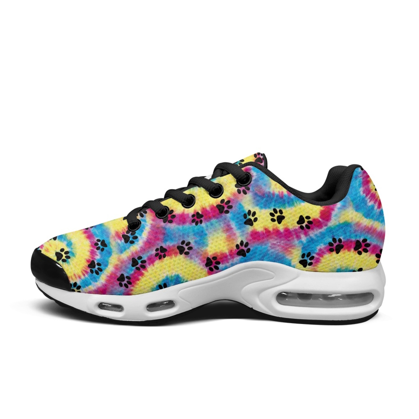 PENSTROLL Tie Dye Paw Print Sh - đánh giá và giá Air Cushion Jogger Shoes Men